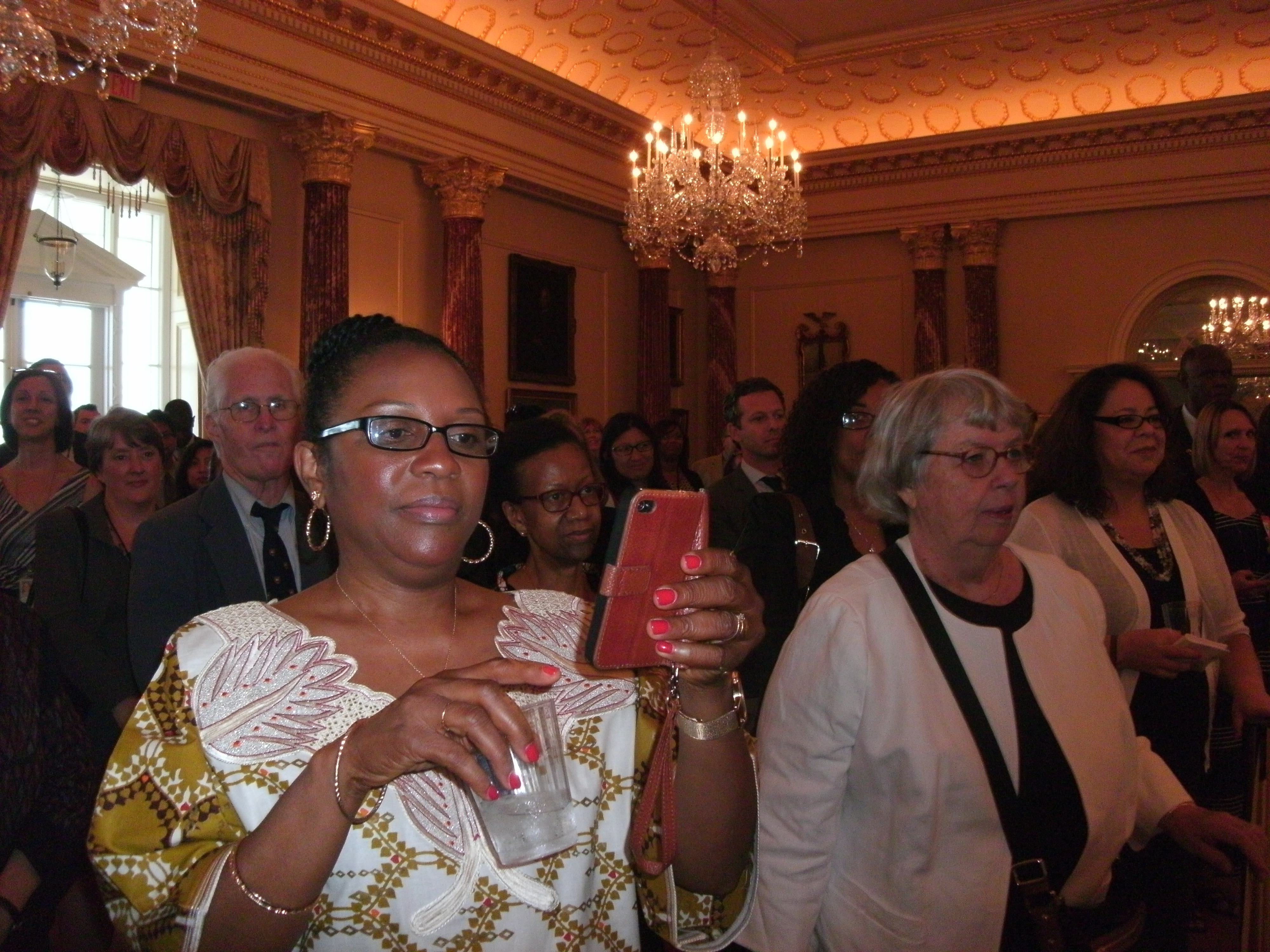 cross section of people attend the ceremony