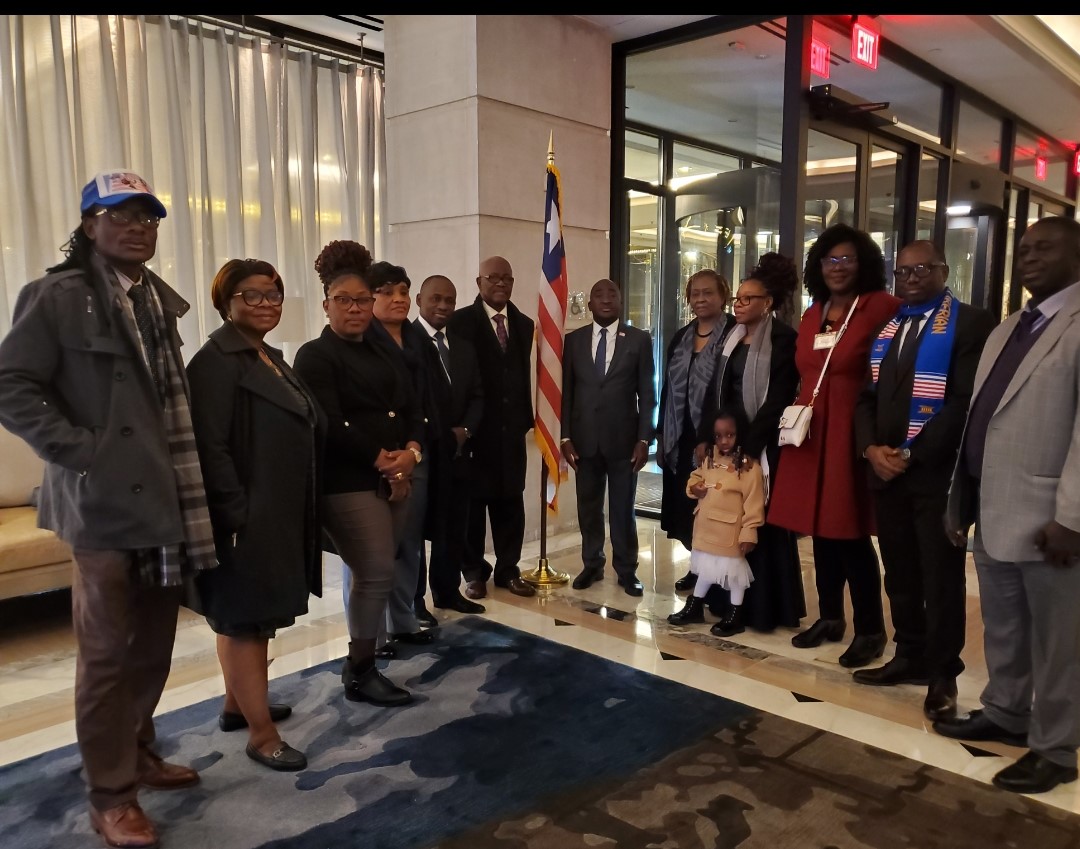 Dr. Weah arrives in Washinton DC ahead of USAfrica Leaders Summit